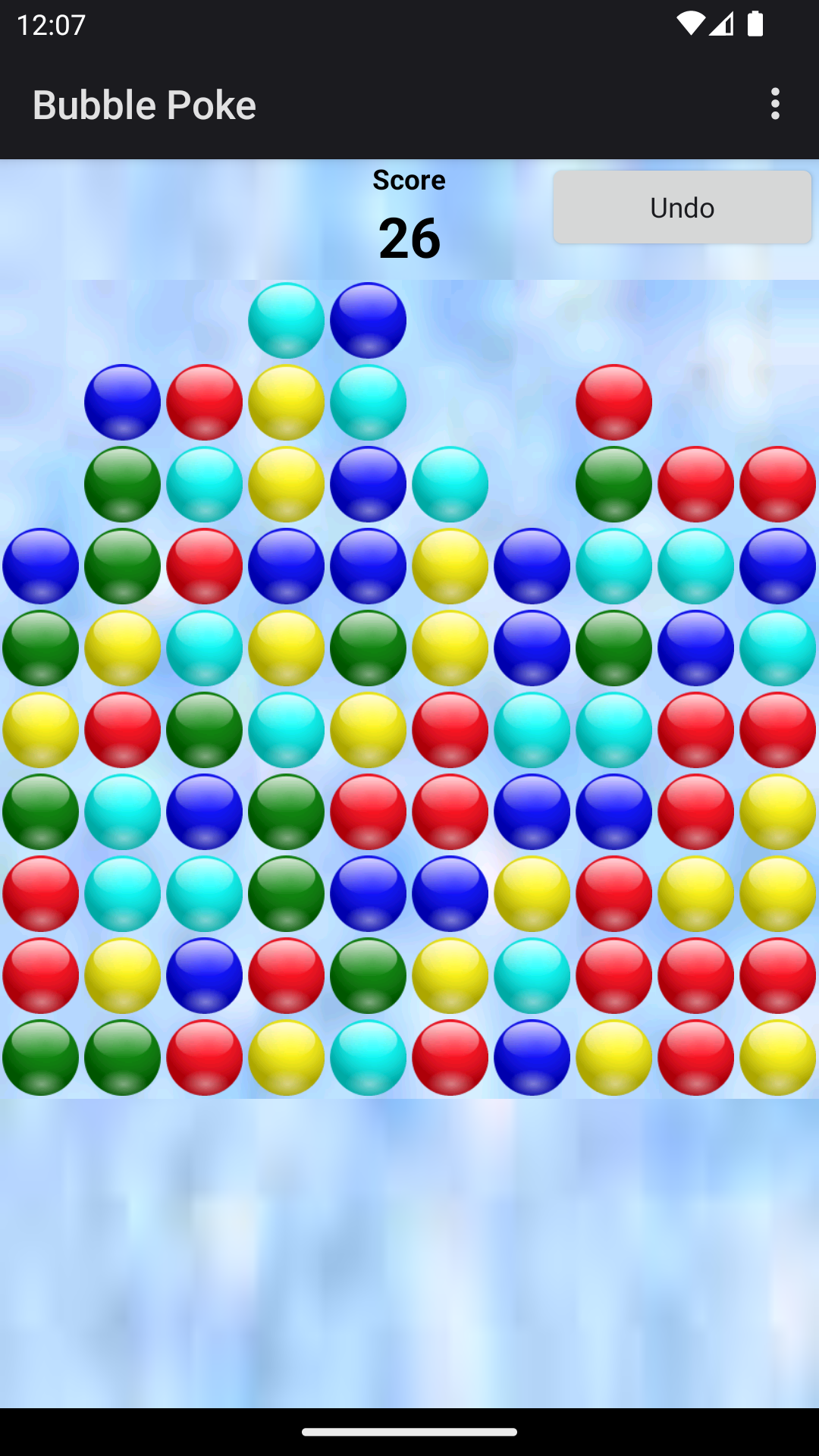 Bubble Poke Game Screenshot