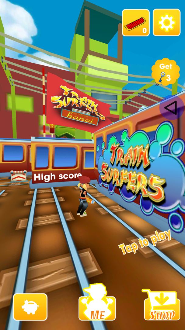 Train Subway Surfers Run 게임 스크린 샷