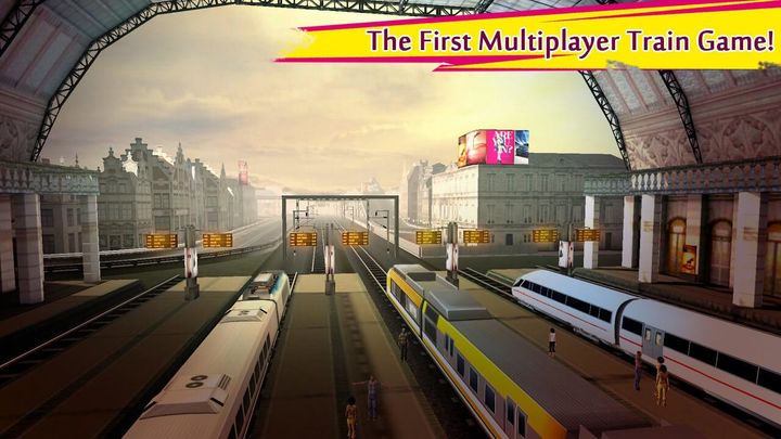 Euro Train Driving Game Screenshot