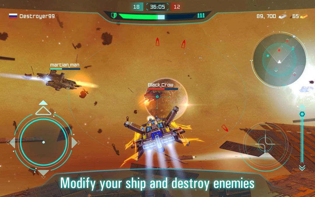Screenshot of Space Jet: Galaxy Attack