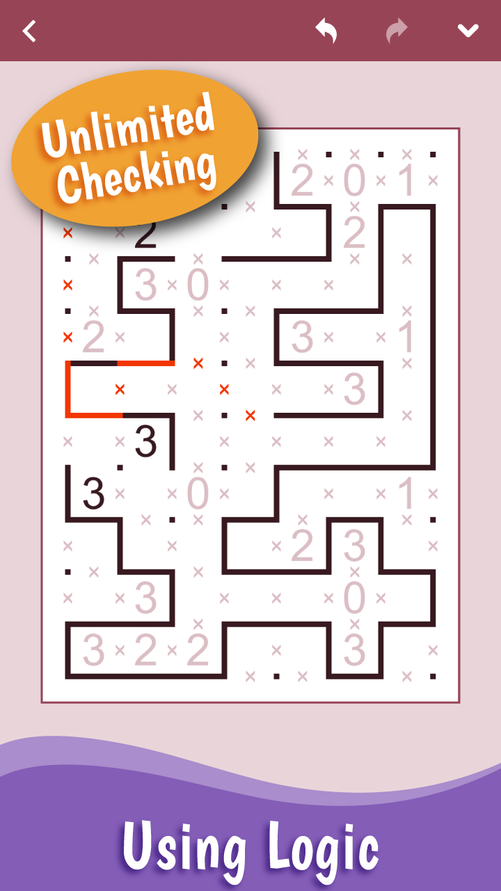 Slitherlink: Loop the Snake Game Screenshot
