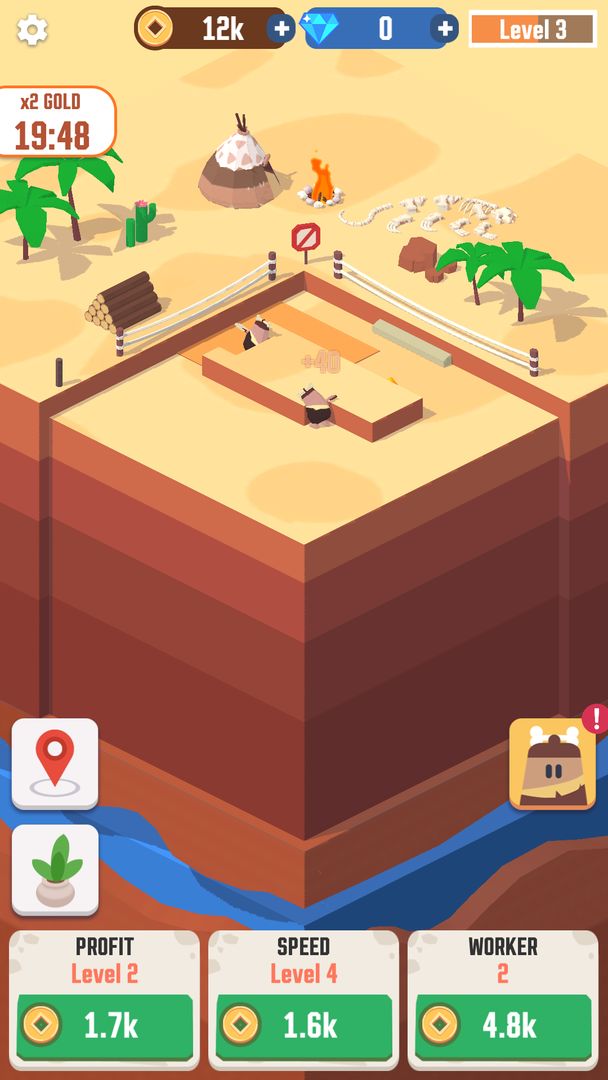 Idle Digging screenshot game