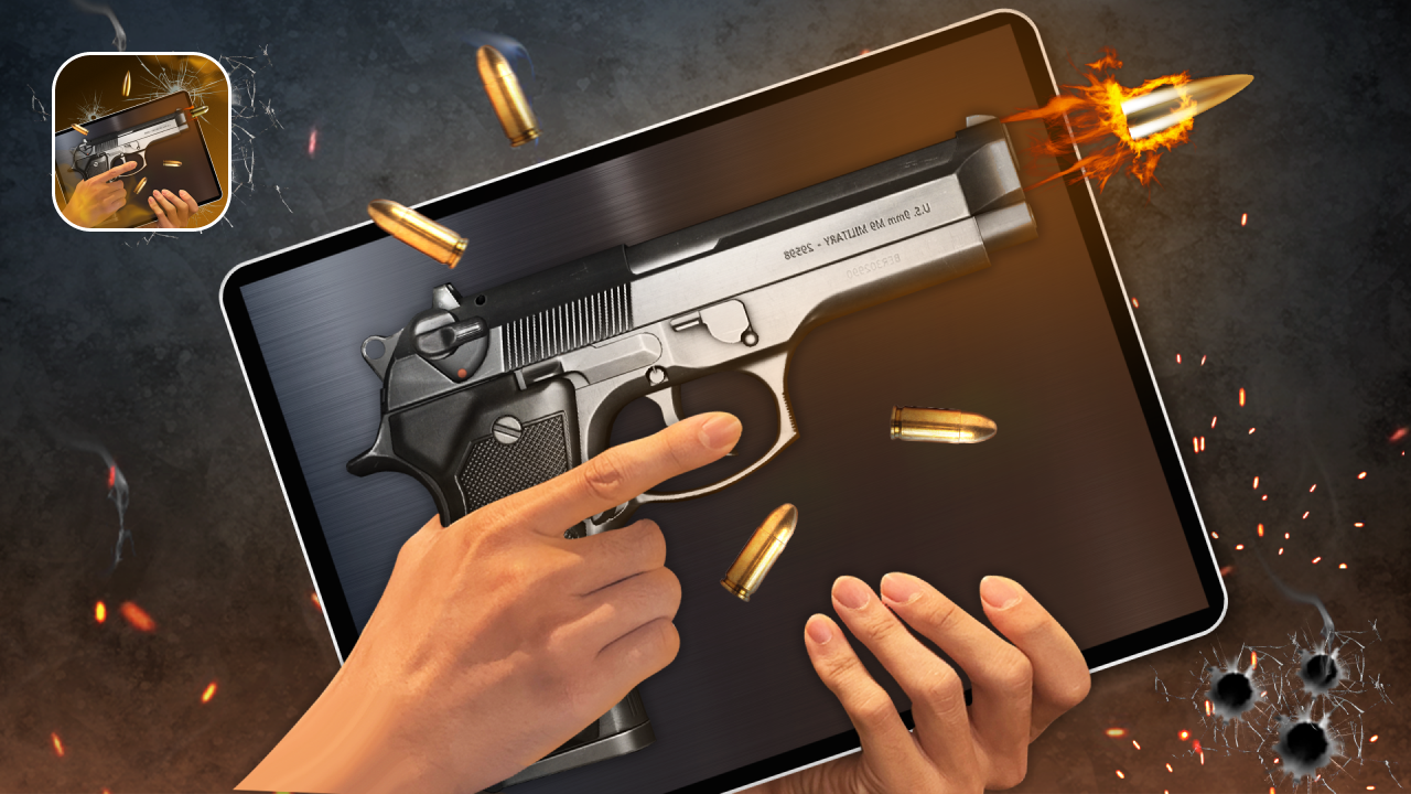 Screenshot 1 of Suono della pistola: simulatore di pistola 1.0