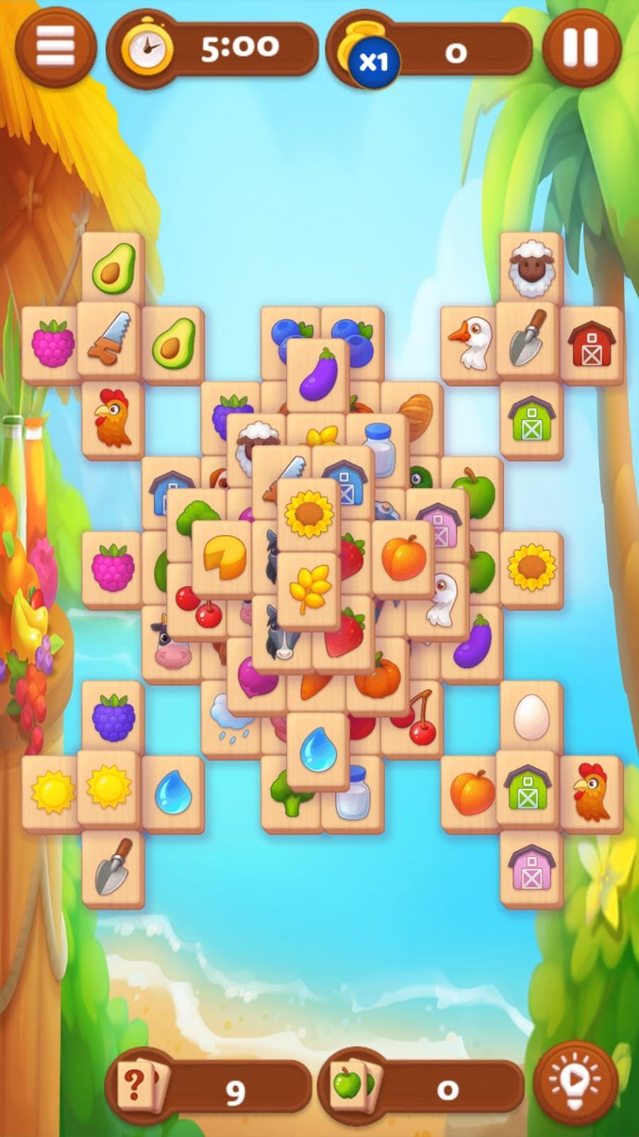 Screenshot of Solitaire Mahjong Puzzle