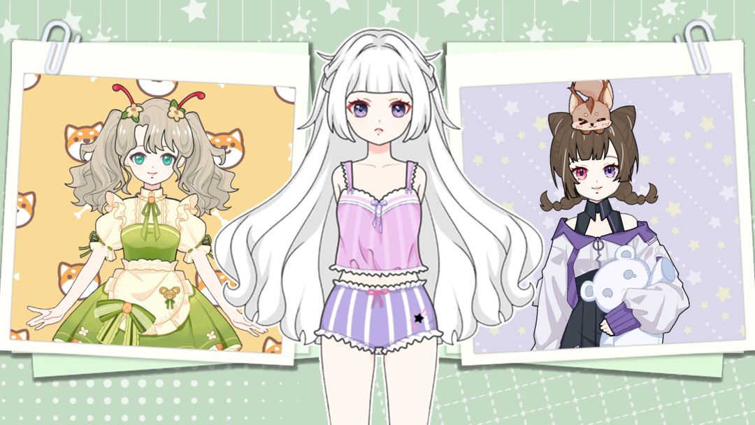 Screenshot of Vlinder Princess Dress up game