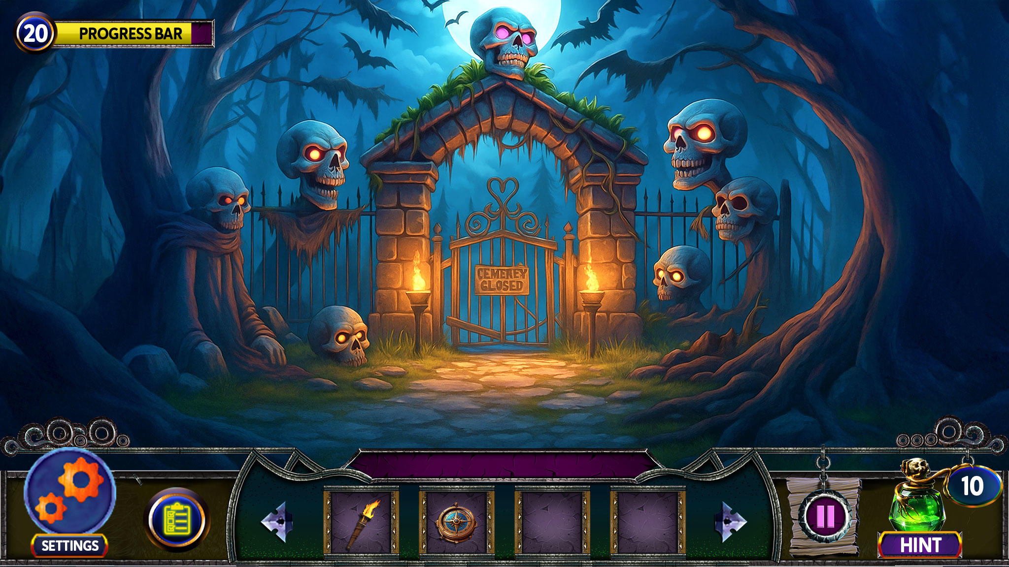 Halloween Room: Sinister Tales Game Screenshot