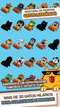 Captura de Tela do Jogo Splashy Cats: Endless ZigZag