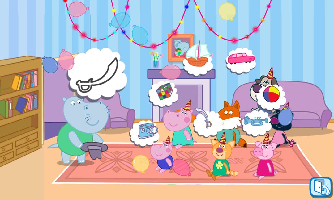 Kids birthday party screenshot game