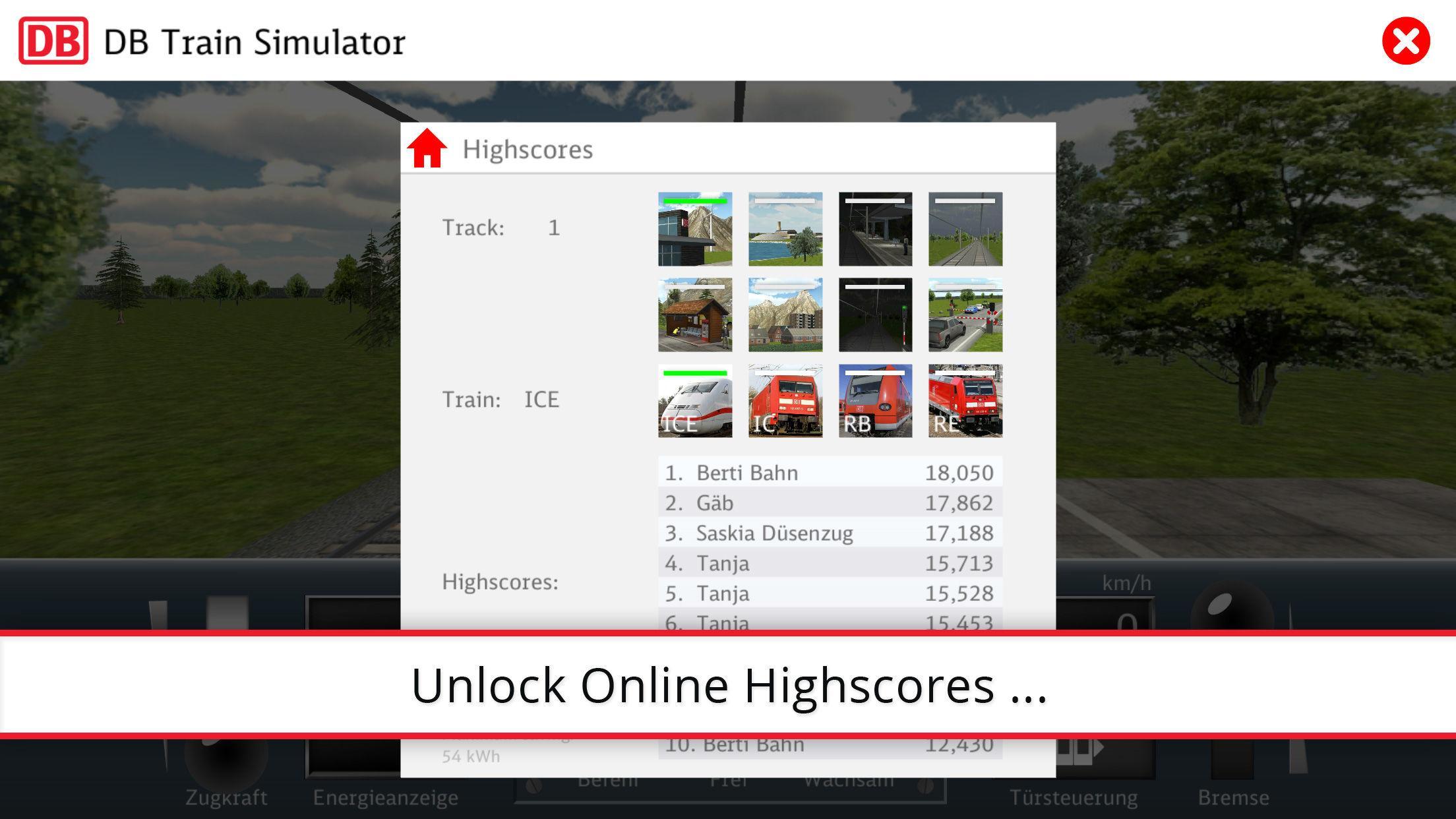 DB Train Simulator ภาพหน้าจอเกม
