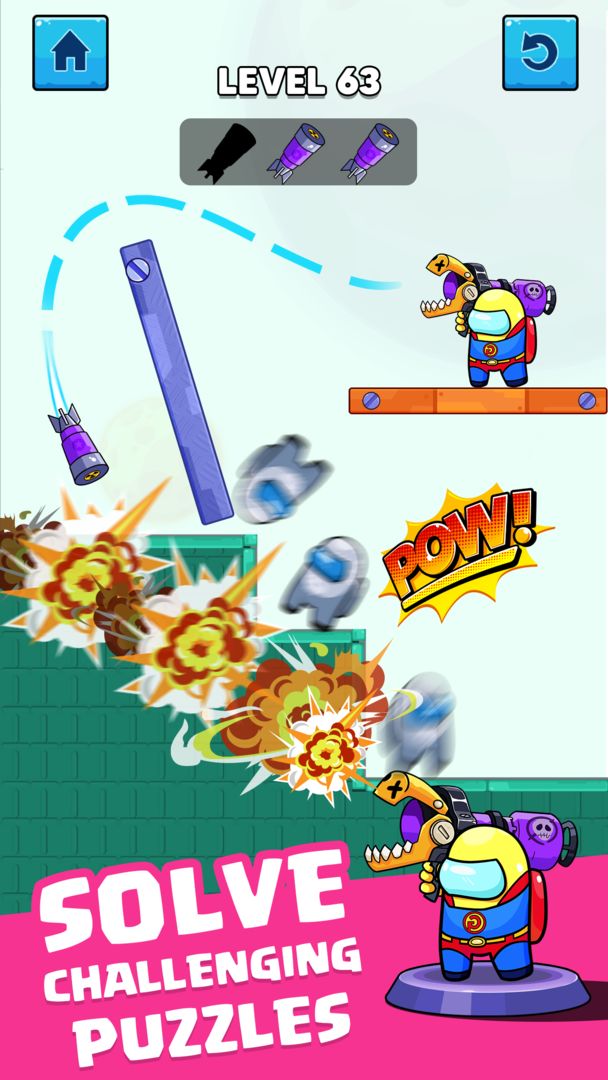 Rocket War: Impostor Fight screenshot game