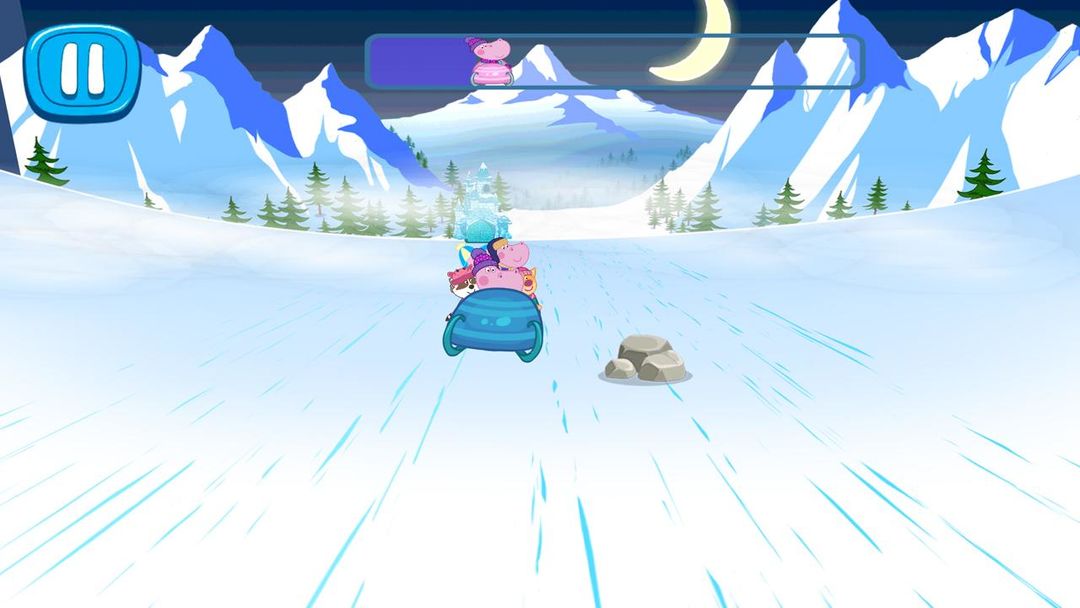 Hippo's tales: Snow Queen screenshot game
