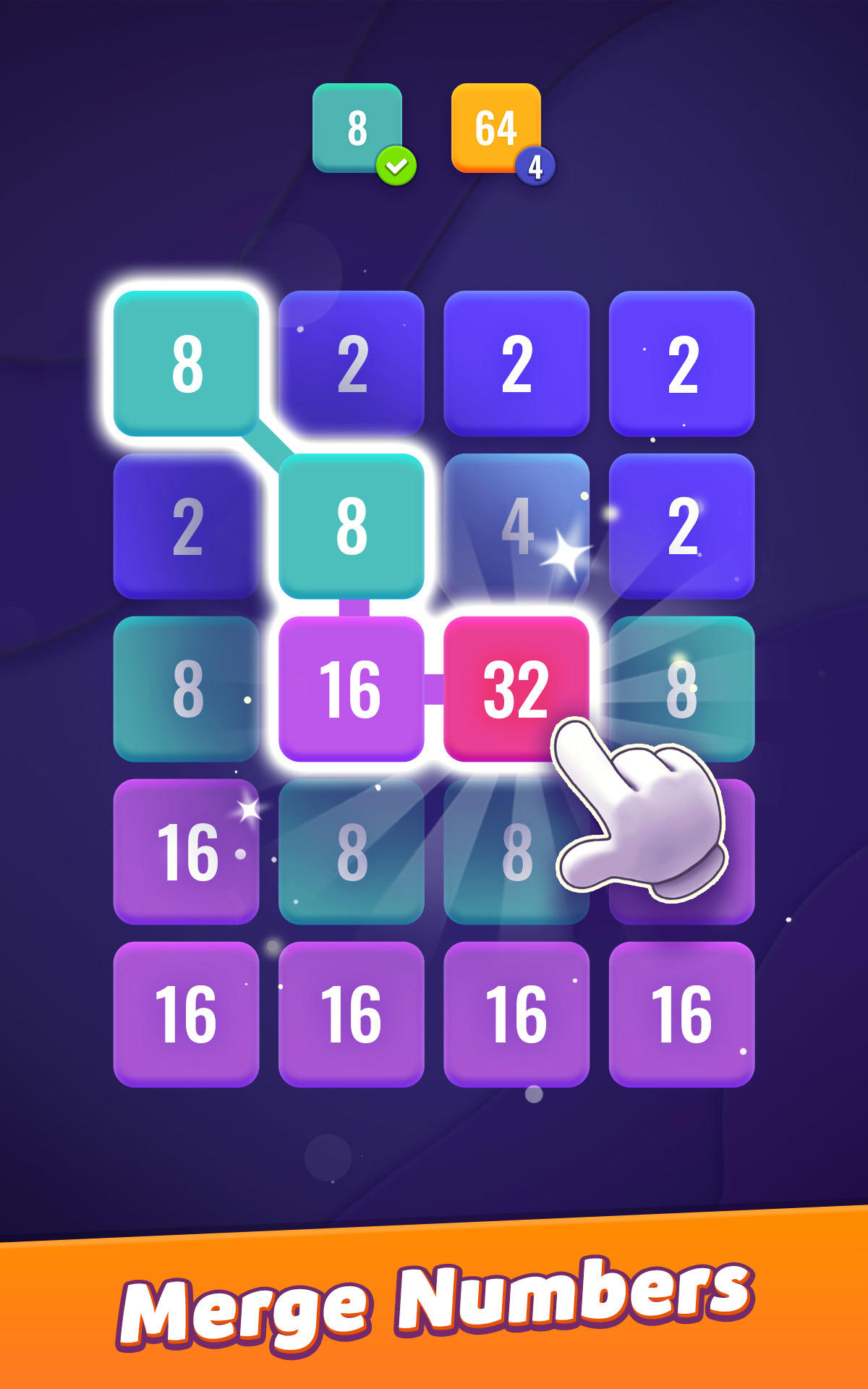 2448: Block Puzzle Number Gameのキャプチャ