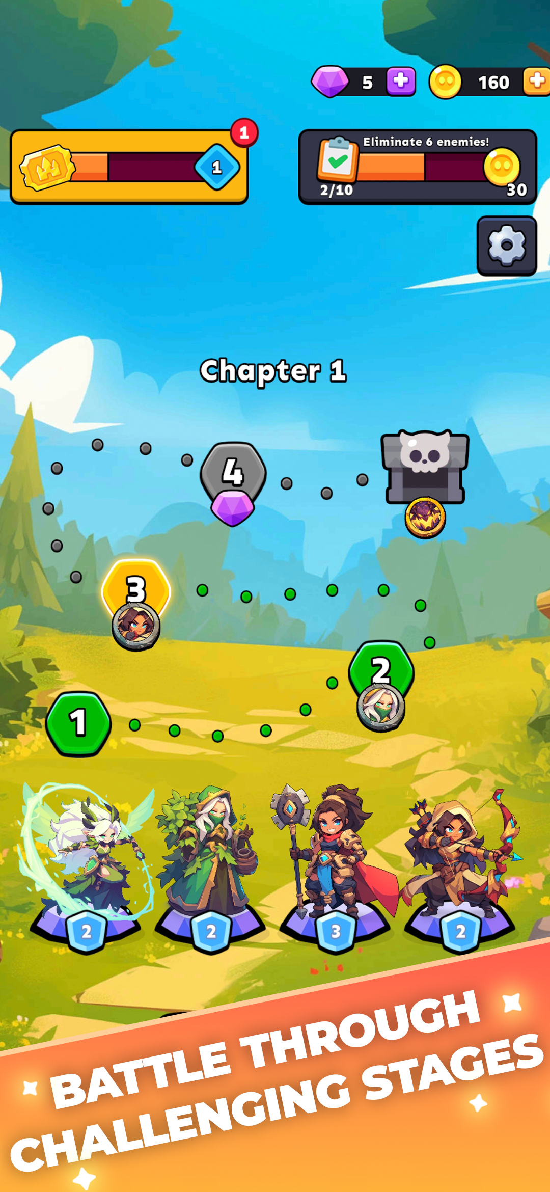 Dungeon Heroes: Roguelike RPG Game Screenshot