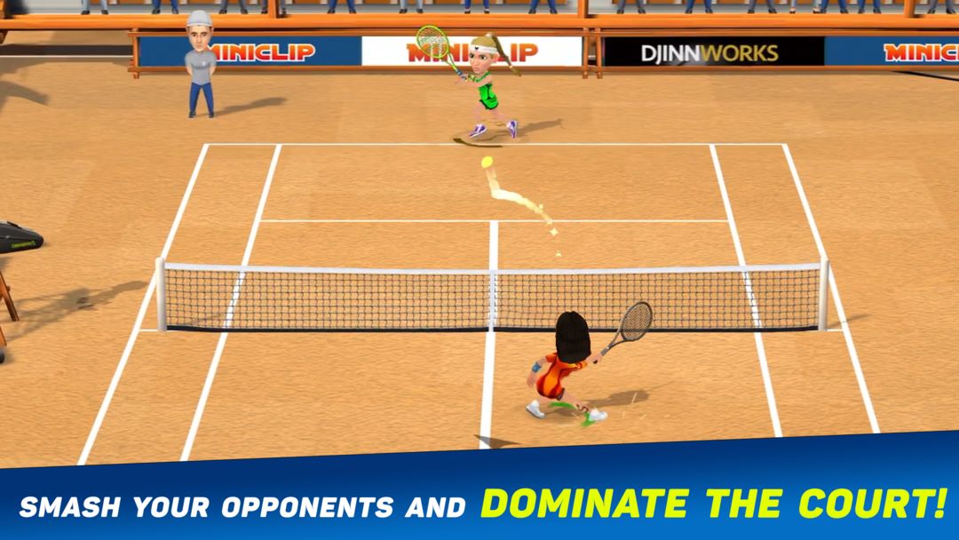 Mini Tennis: Perfect Smash ภาพหน้าจอเกม