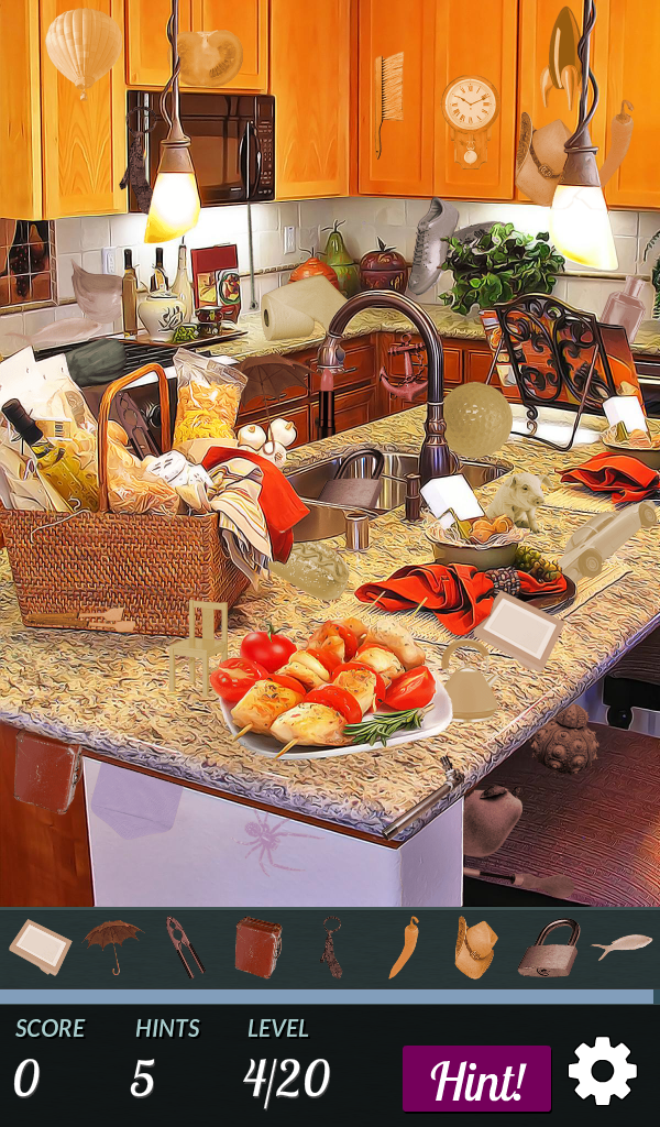 Hidden Object - Home Kitchen Game Screenshot