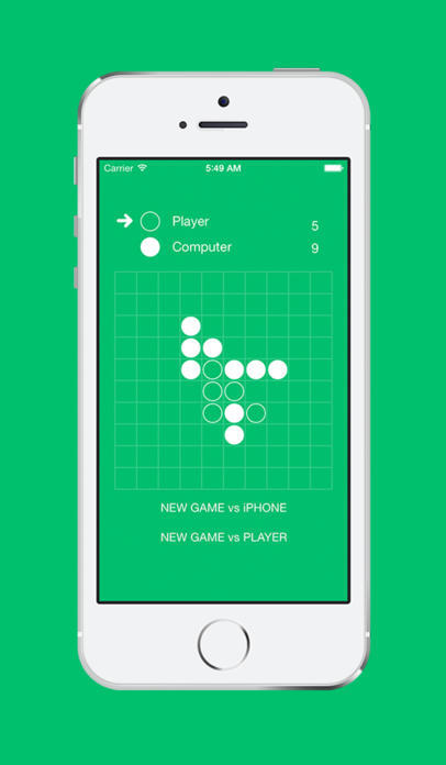 Screenshot of Reversi (Othello) - strategy board game
