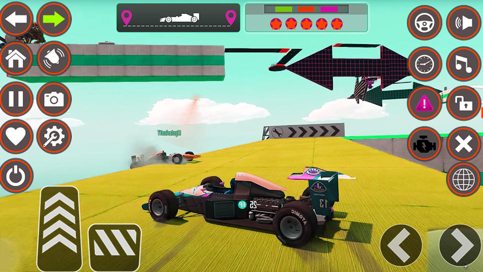 Cuplikan Layar Game Formula Car