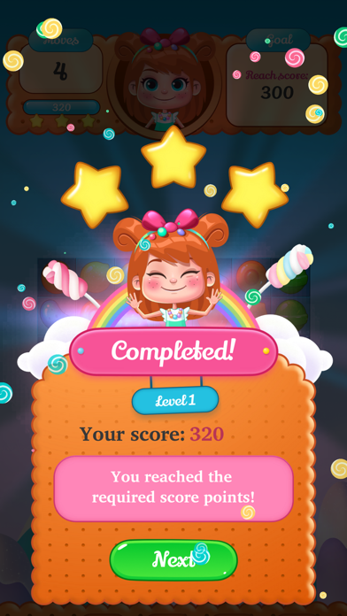 Caramel Mania Game Screenshot