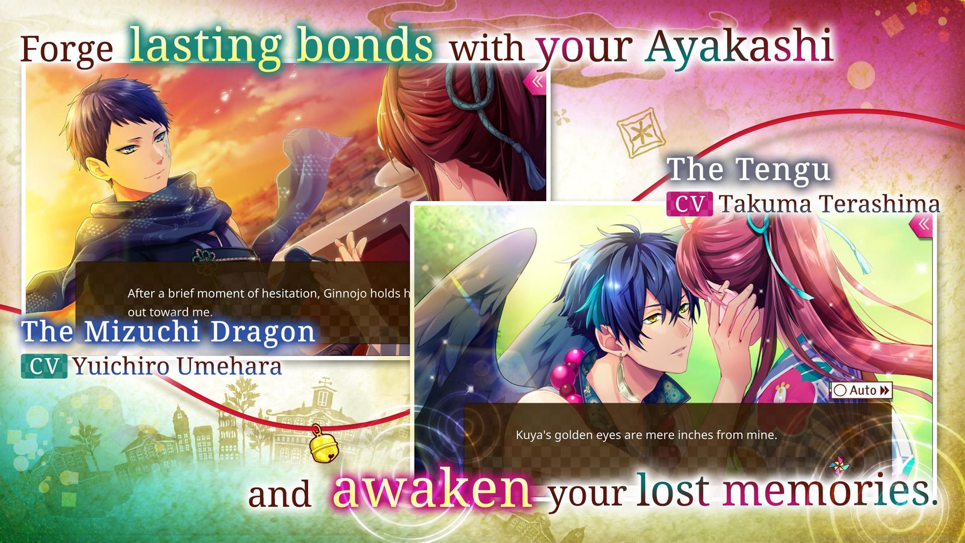 Screenshot of Ayakashi: Romance Reborn - Supernatural Otome Game