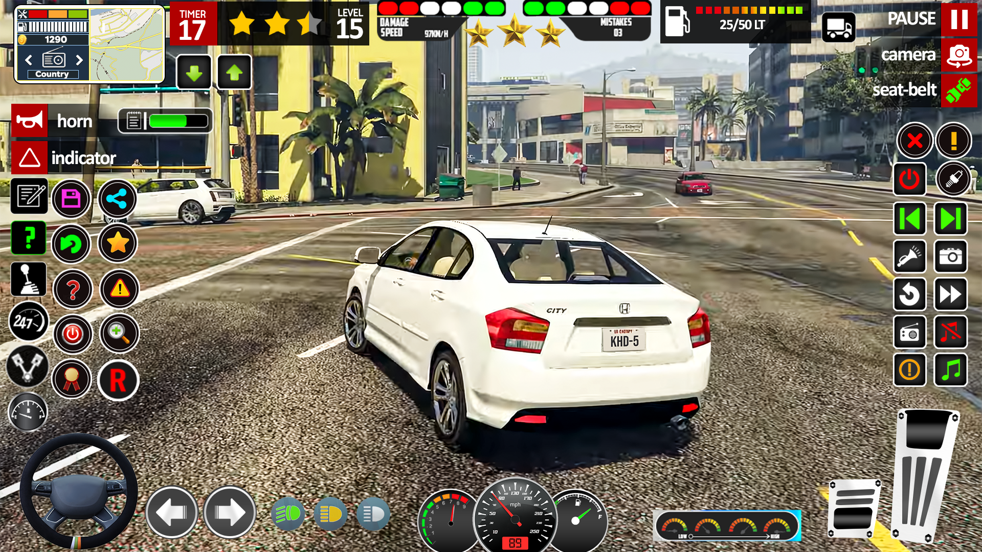 City Car Game Driving School Game Screenshot