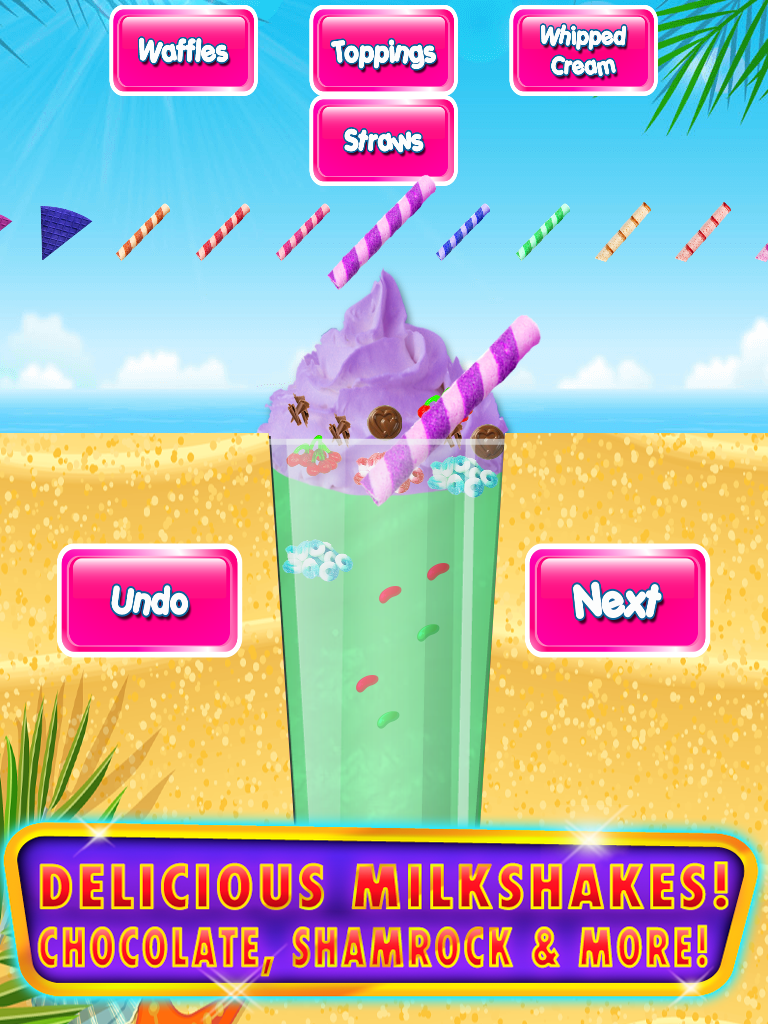 Cuplikan Layar Game Beach Food Popsicles Ice Cream