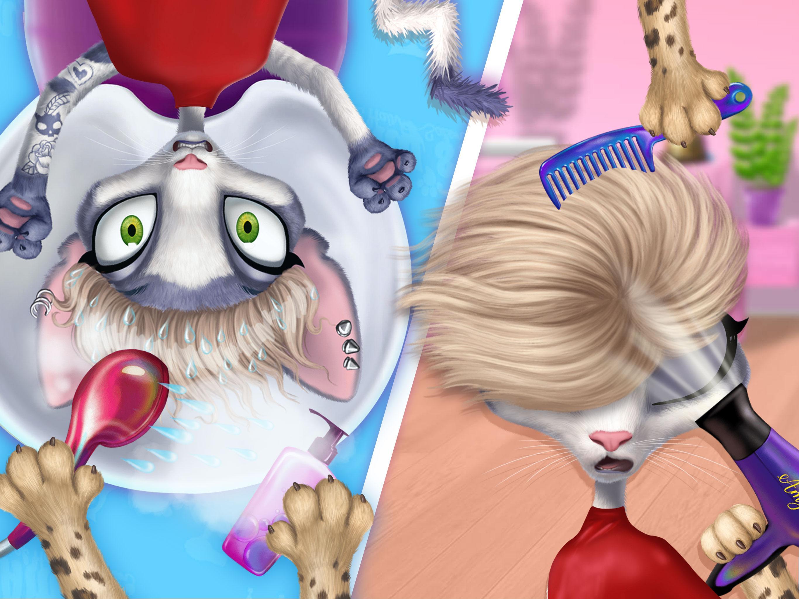 Captura de Tela do Jogo Amy's Animal Hair Salon