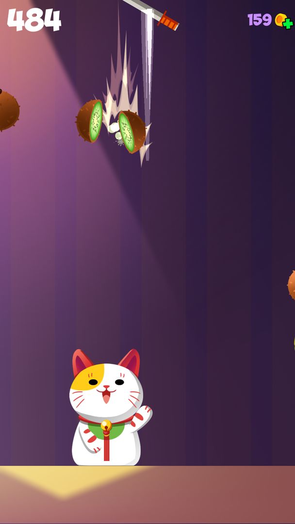 Cat knife 2D screenshot game