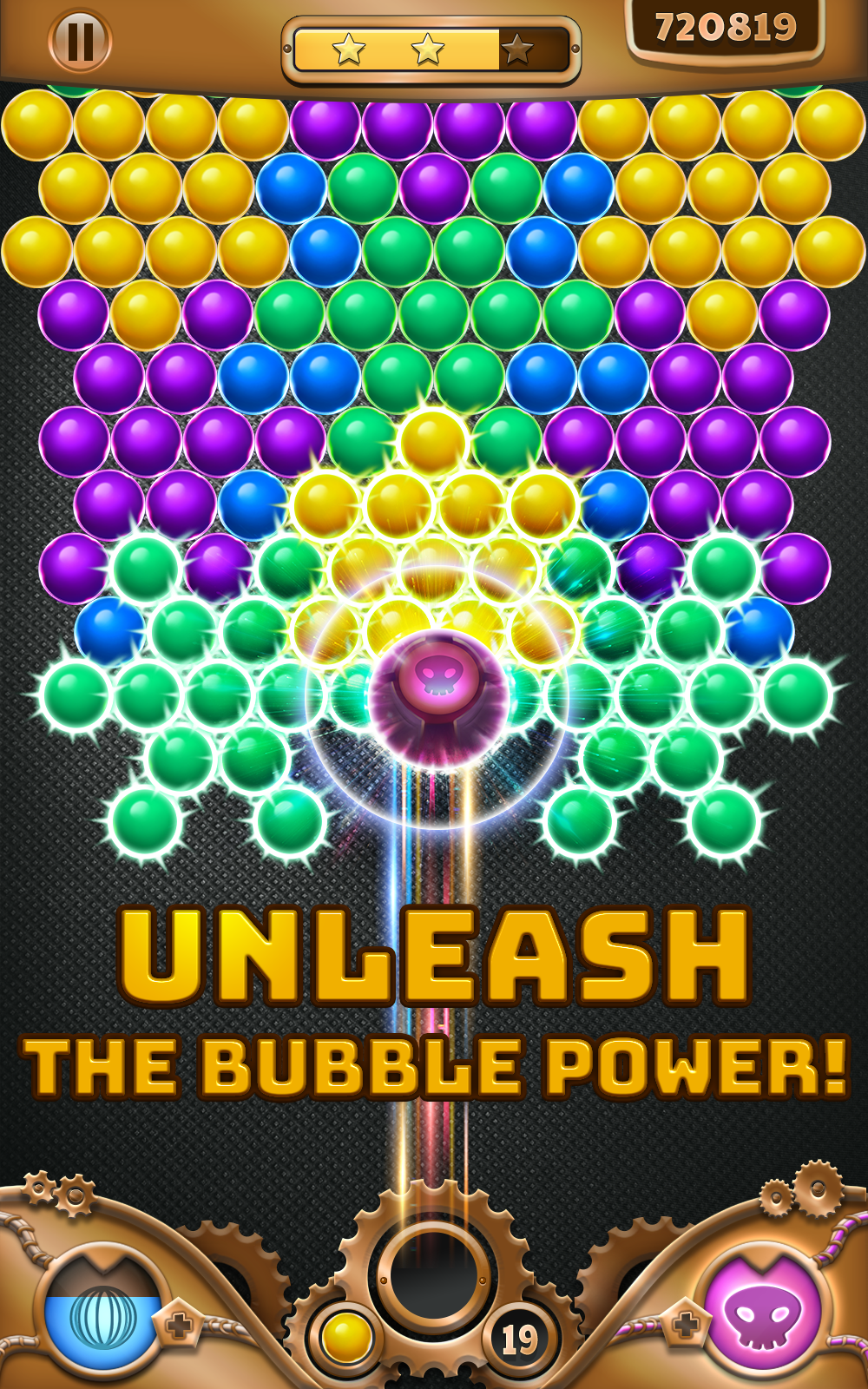 Gear Bubbles ゲームのスクリーンショット