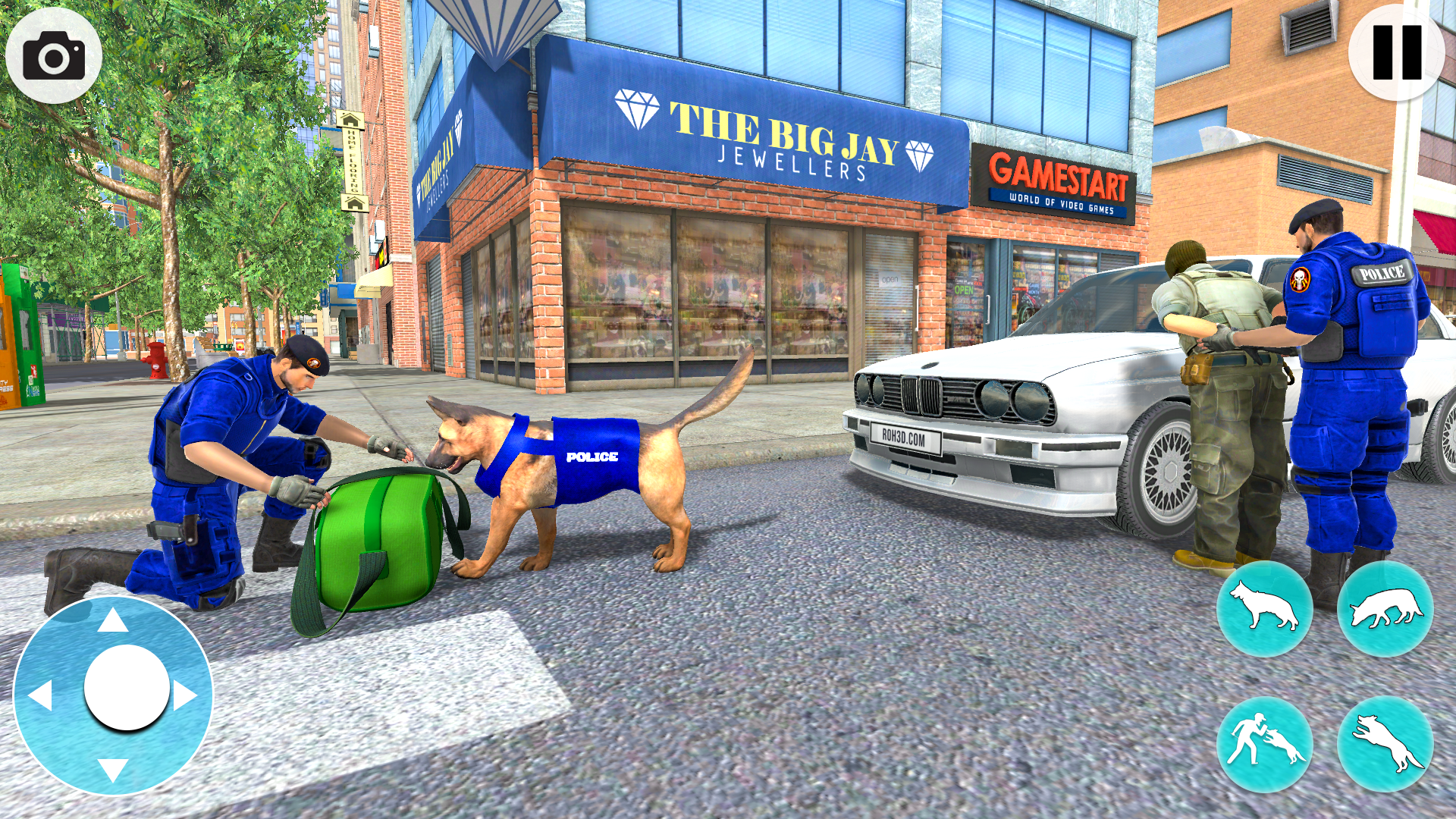 Police Dog Crime Shooter Game Game Screenshot