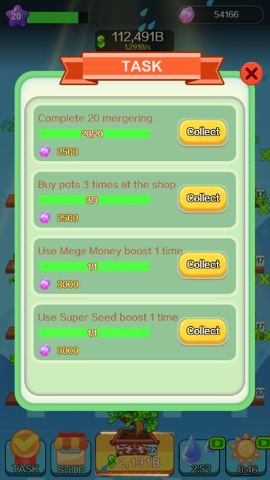 Screenshot of Money Garden