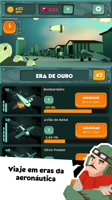 Captura de Tela do Jogo Idle Skies