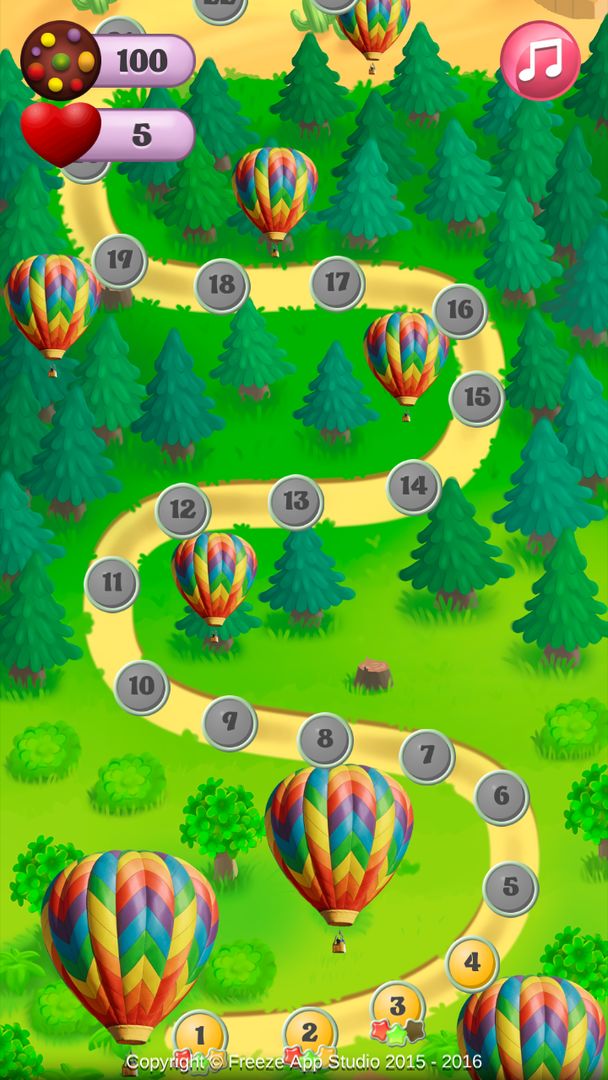 Screenshot of Candy Free