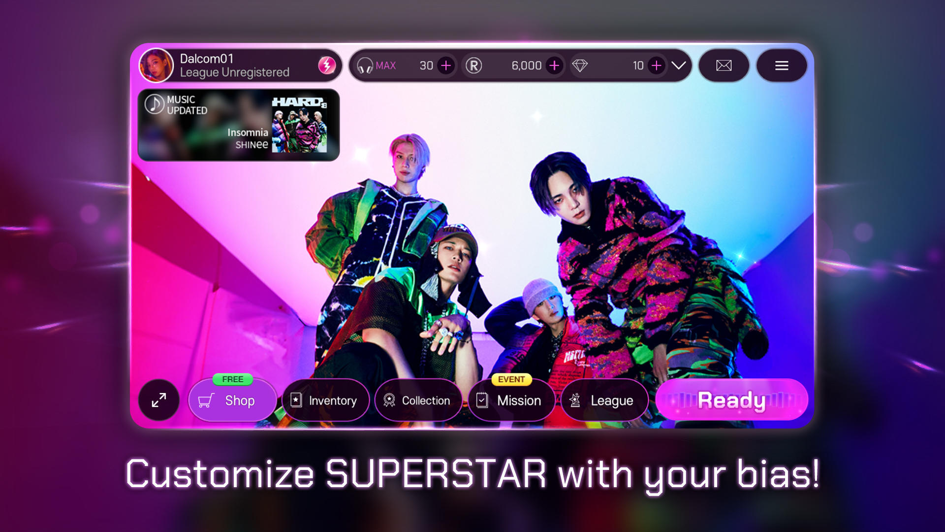 SUPERSTAR SMTOWN Game Screenshot