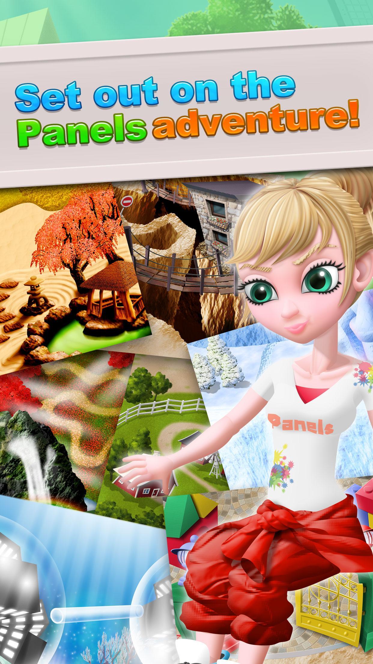 Panels - Folding Puzzle game Game Screenshot