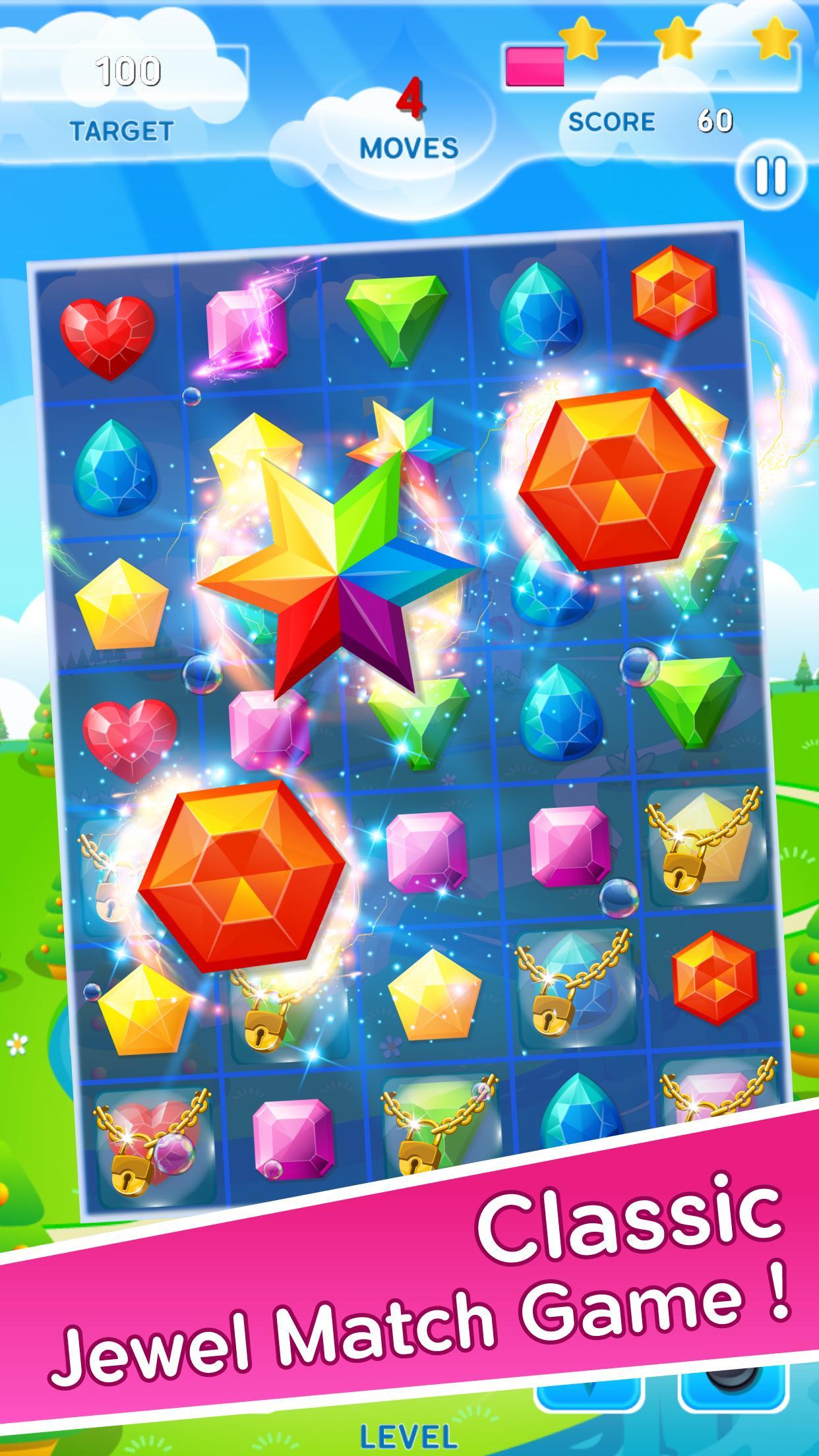 Screenshot of Diamond Fantasy: Free Jewel Match 3 Game