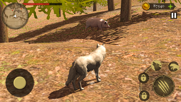 Скриншот игры Wolf Quest: The Wolf Simulator