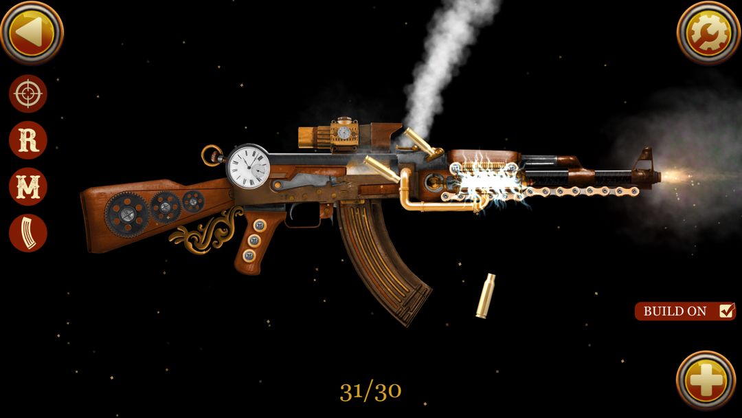 Steampunk Weapons Simulator ภาพหน้าจอเกม