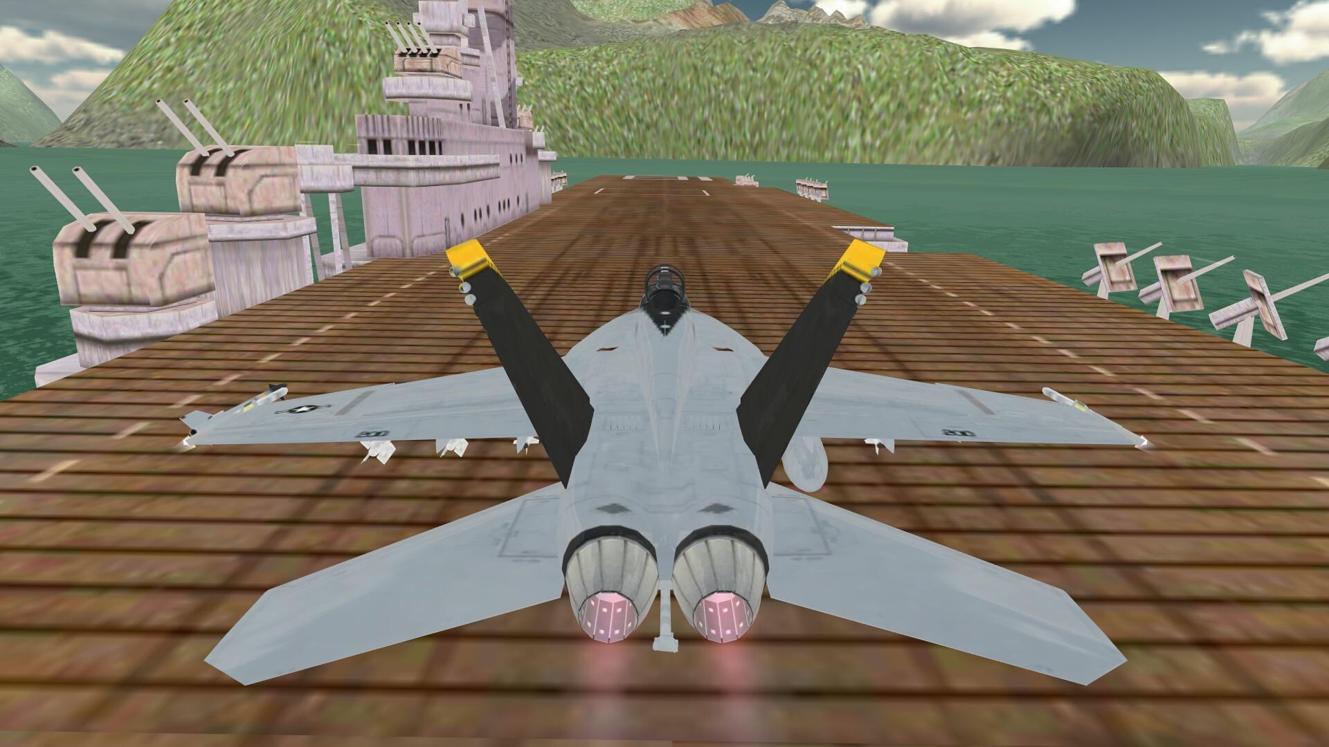 Screenshot of Airplane Carrier Fighter Jet
