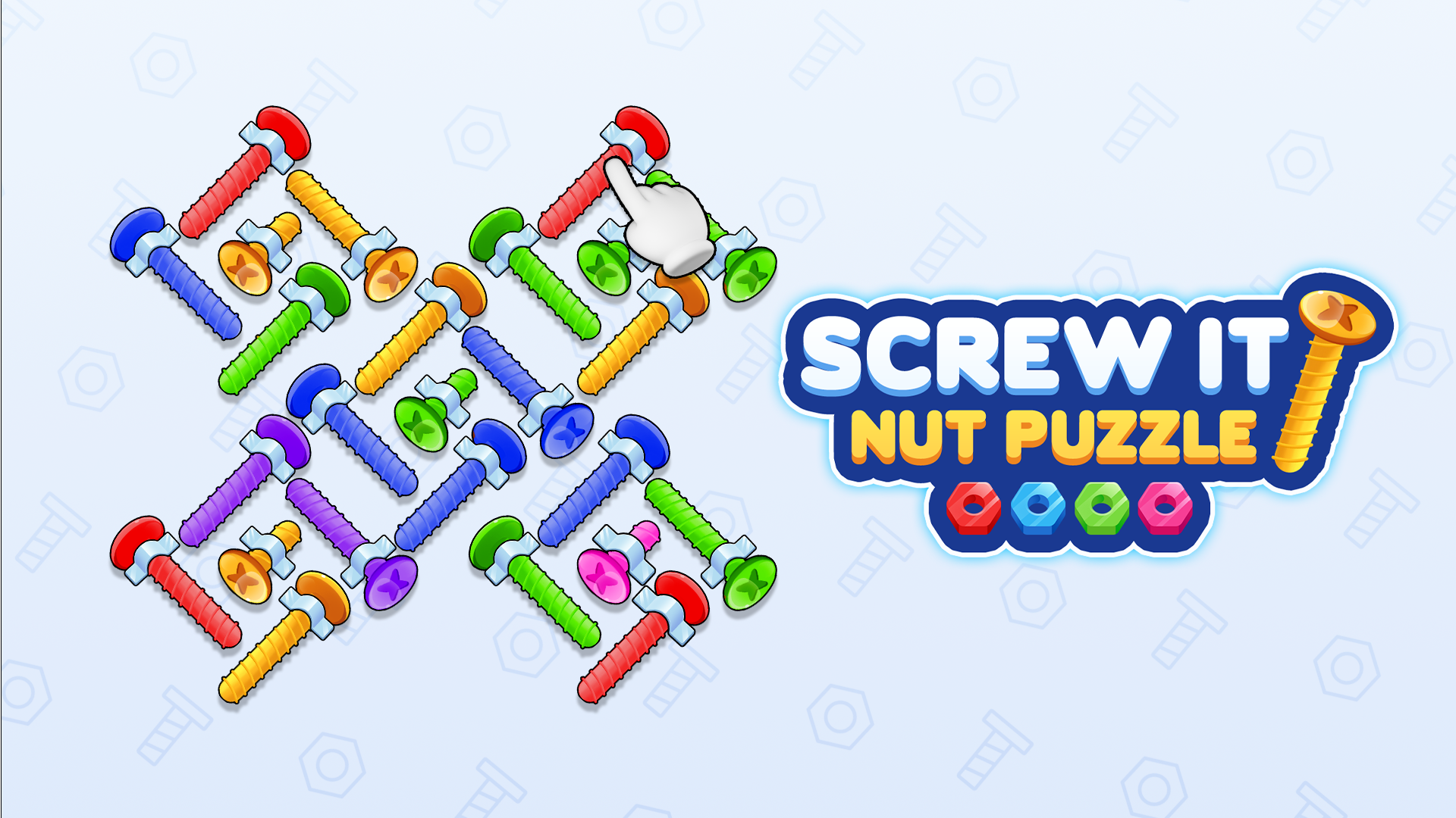 Screw It! Nut Puzzle Game Screenshot