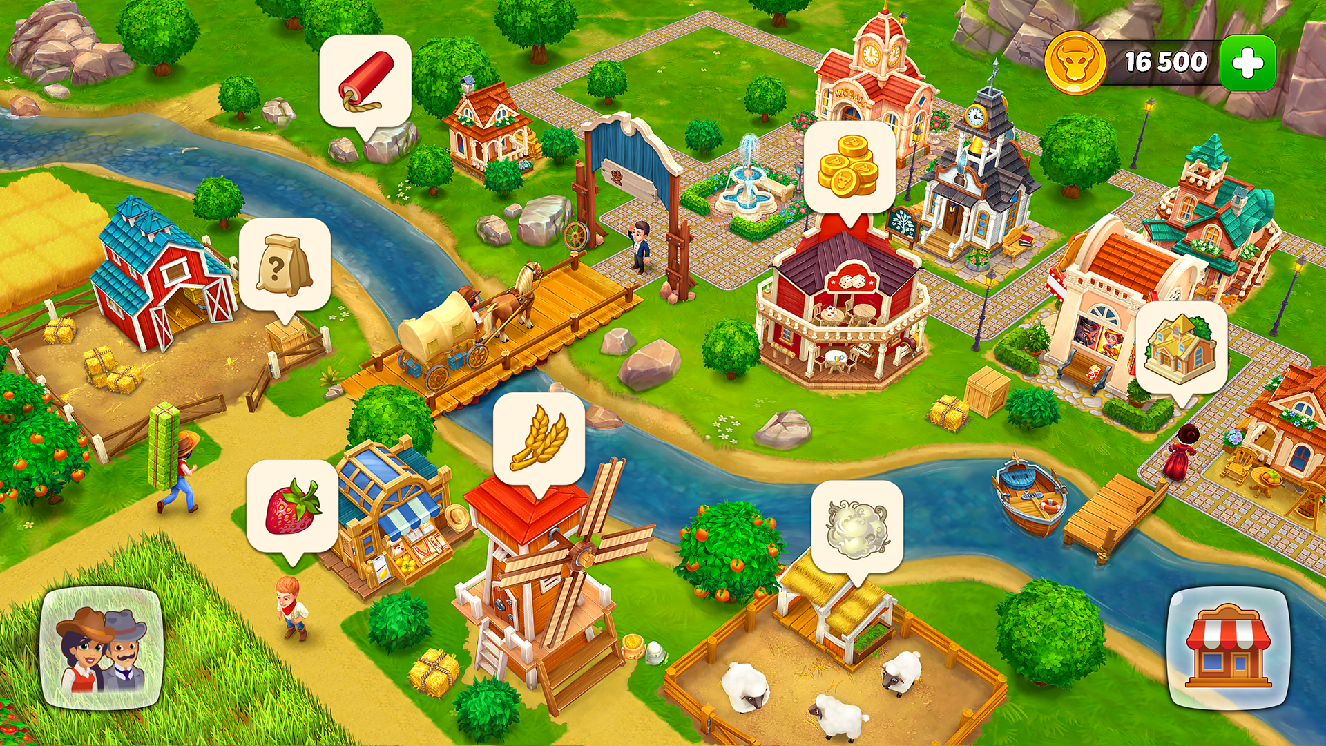 Wild West: Farm Town Simulator Game Screenshot