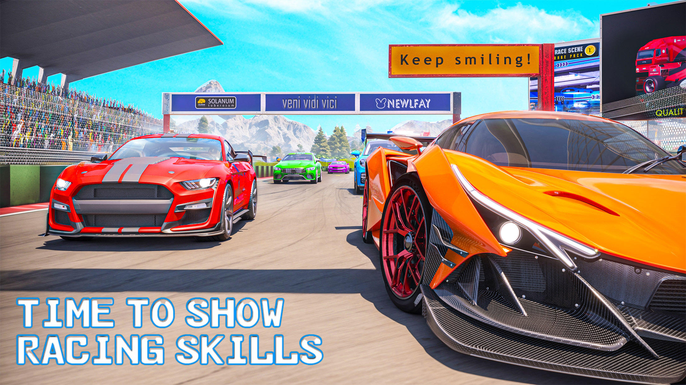 クレイジーストリートストックカーレース3D ゲームのスクリーンショット