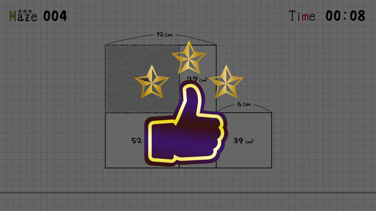 Captura de Tela do Jogo MENSEKI : Area maze puzzles