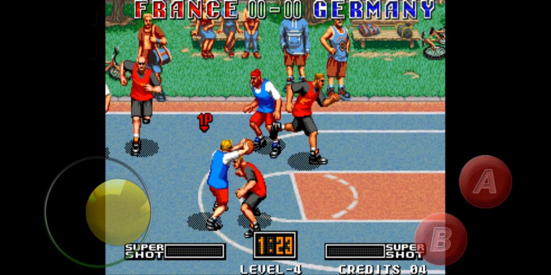 Screenshot of Super Street Basketball