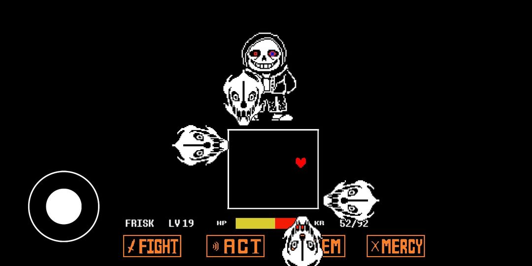 Undertale dust sans battle simulator screenshot game