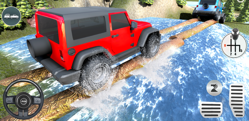 Banner of Offroad Jeep Driving 4x4 Games 2