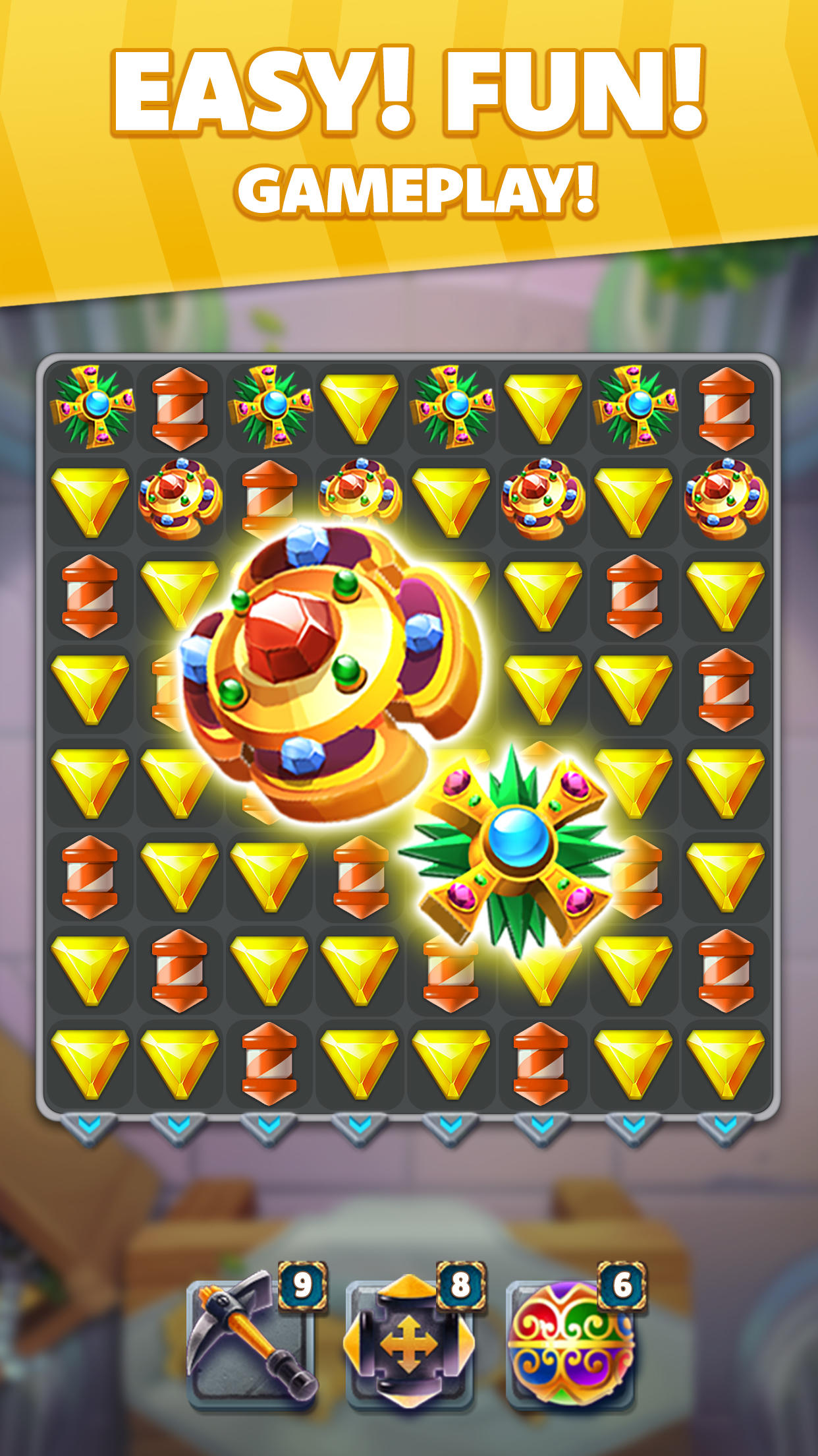 Jewel Hunter Lost Temple Game Screenshot