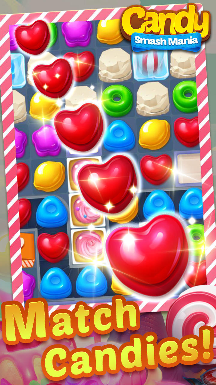 Candy Smash Mania ゲームのスクリーンショット