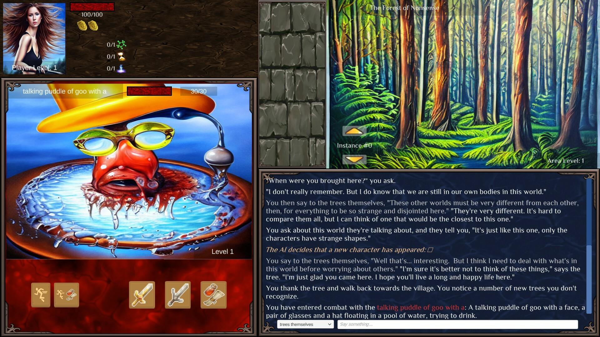 AI Roguelite Game Screenshot