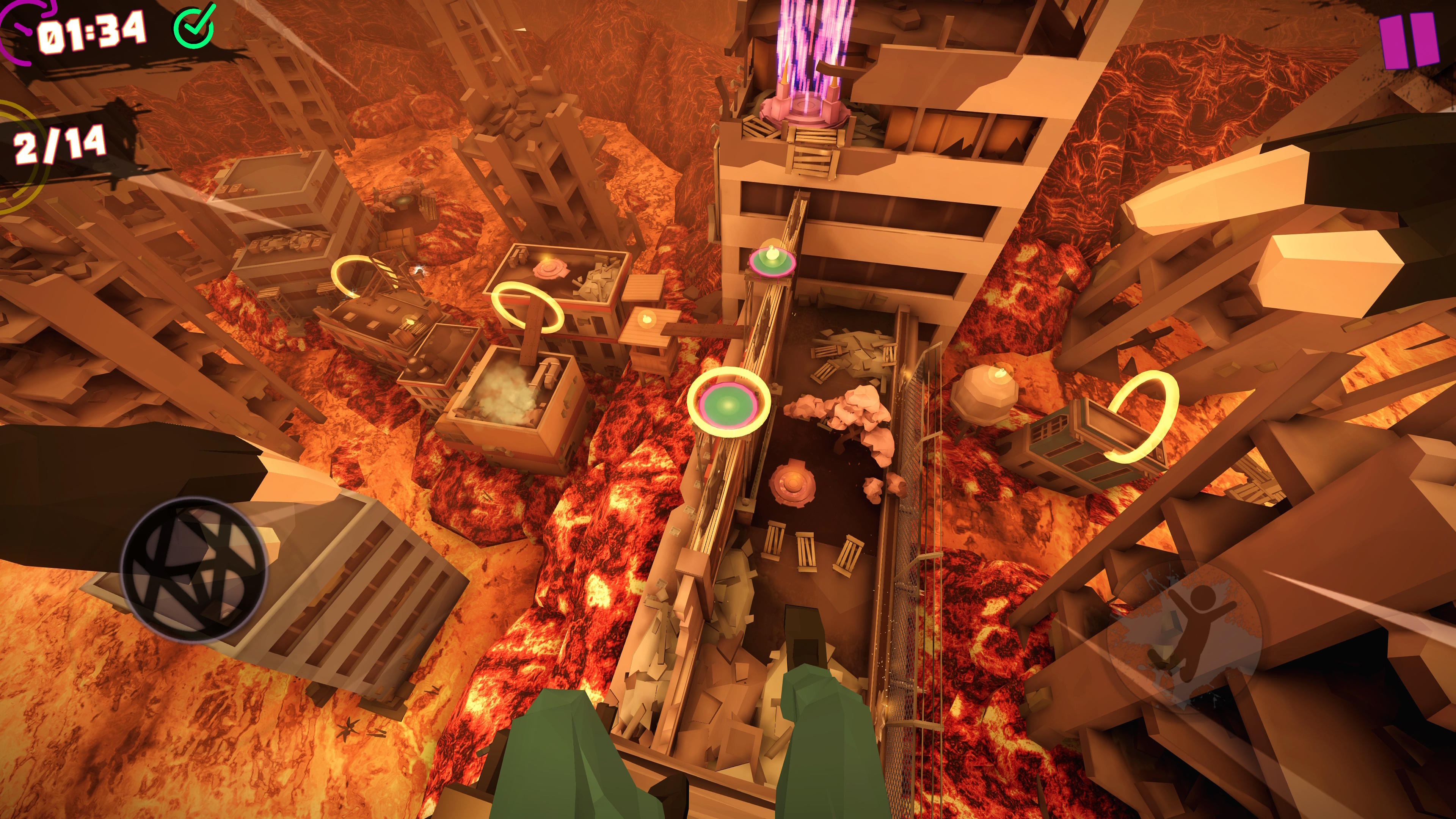 SUPER STORM: Hardcore Parkour Game Screenshot