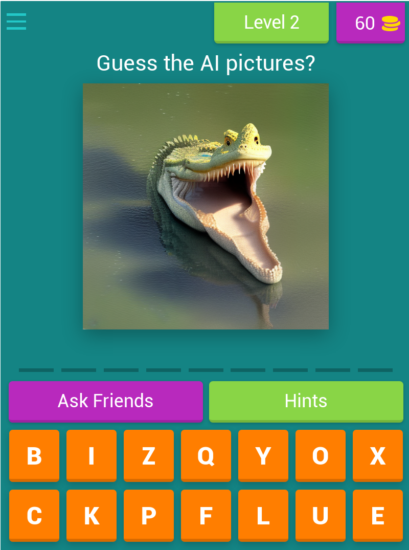 Скриншот игры Guess the AI pictures